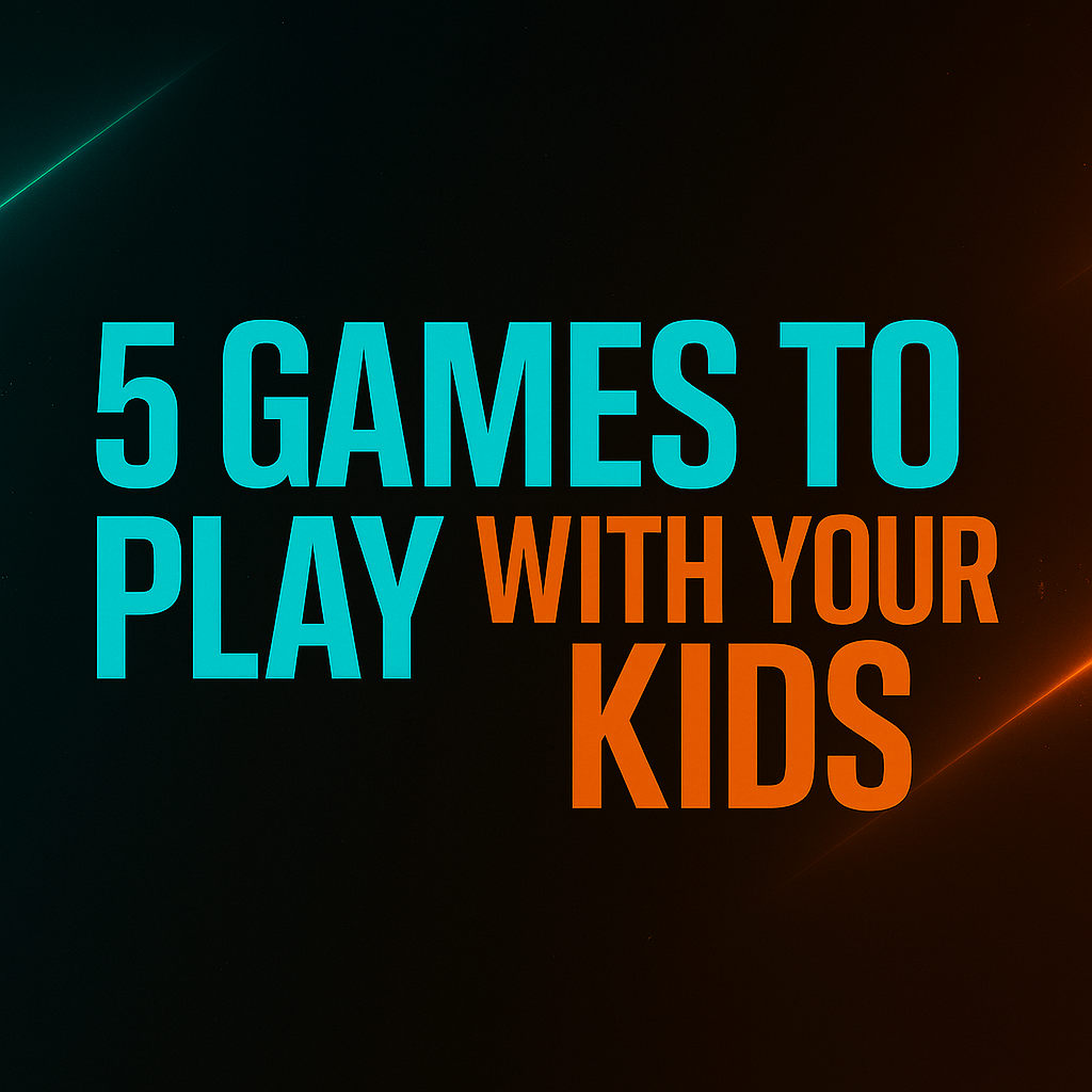 5 CO-OP Games that you can play with your Kids!