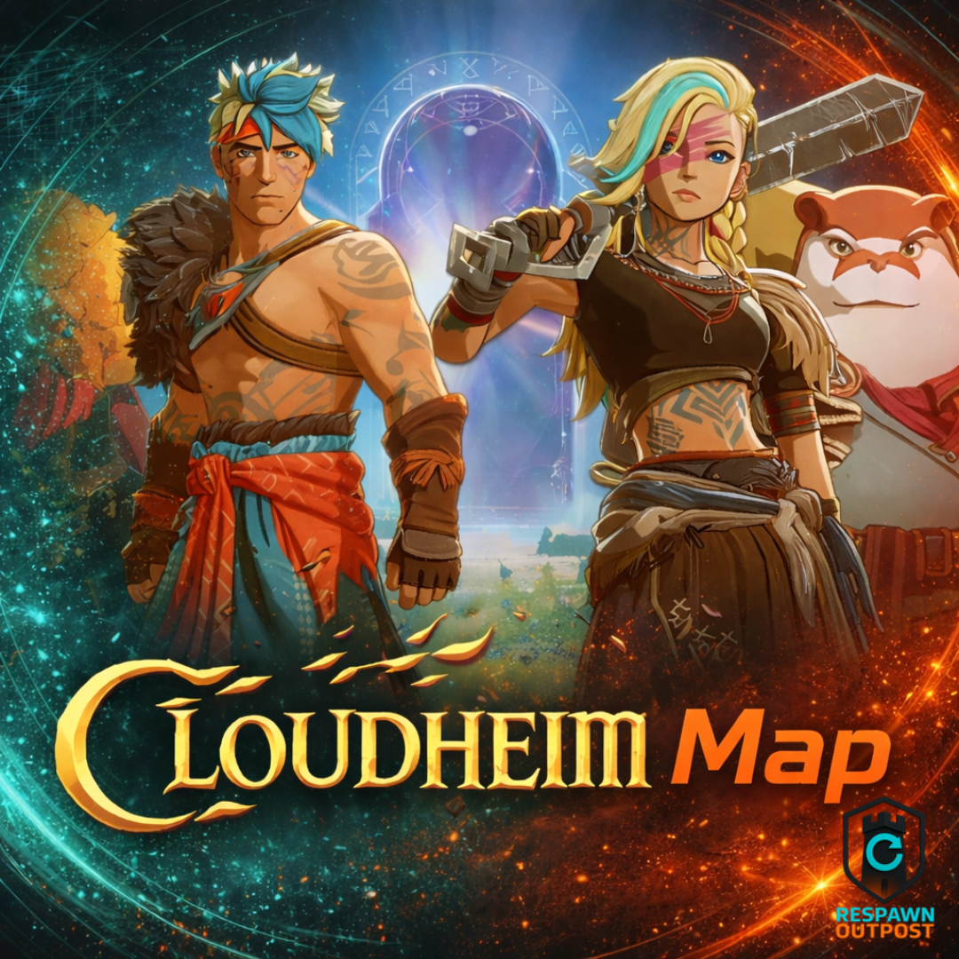 Cloudheim Map – Locations & Areas