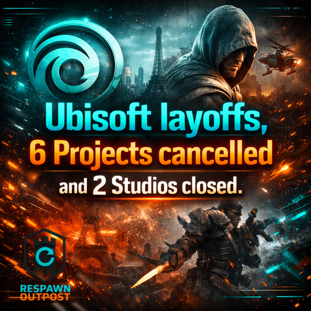 Ubisoft Confirms Layoffs, Cancels 6 Projects and Closes 2 Studios