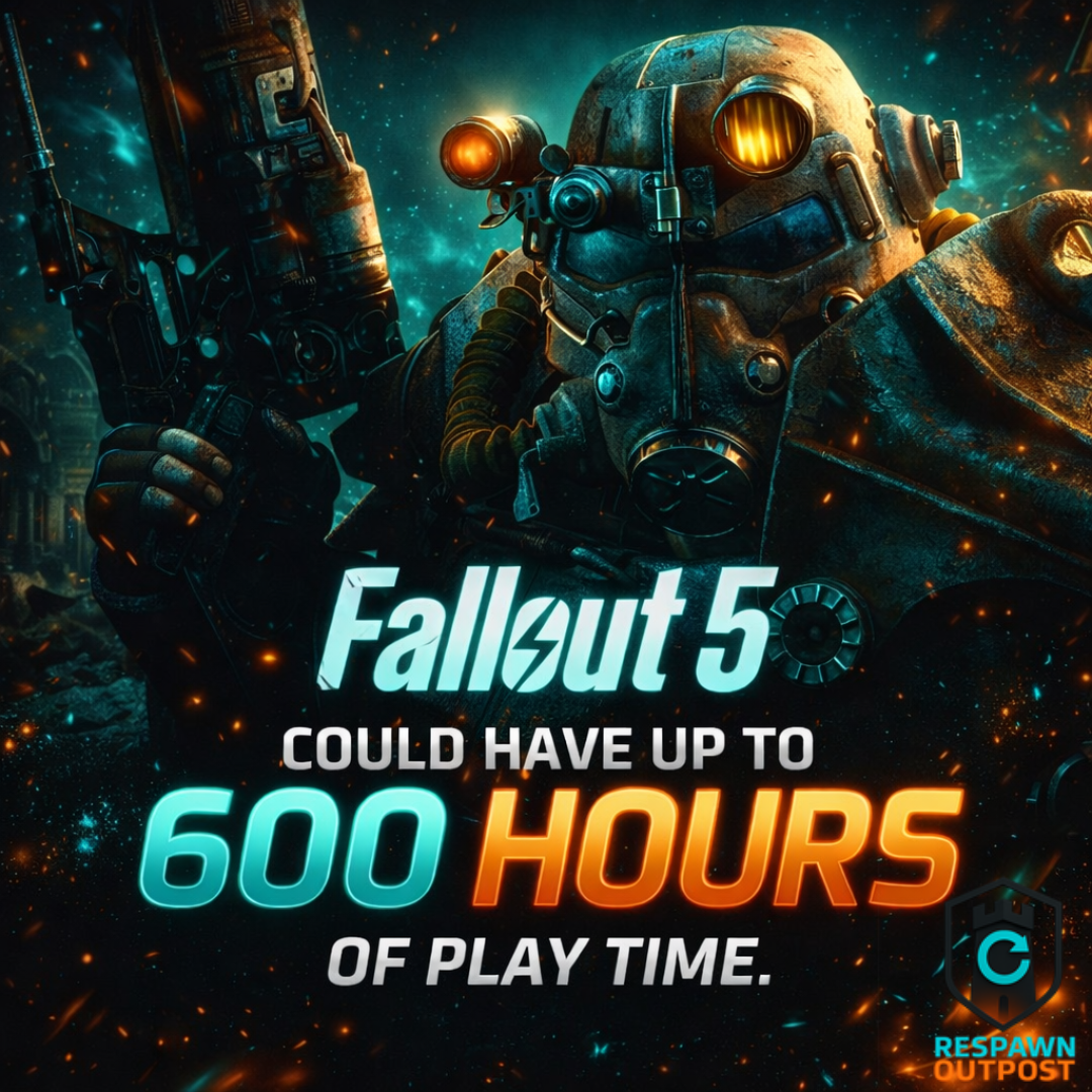 Fallout 5 Could Be Designed for Up to 600 Hours of Gameplay